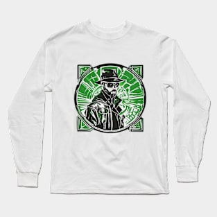 Mysterious Noir Detective Artwork No. 600 Long Sleeve T-Shirt